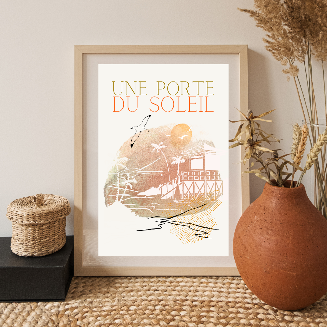 Affiche " Je pars pour..."