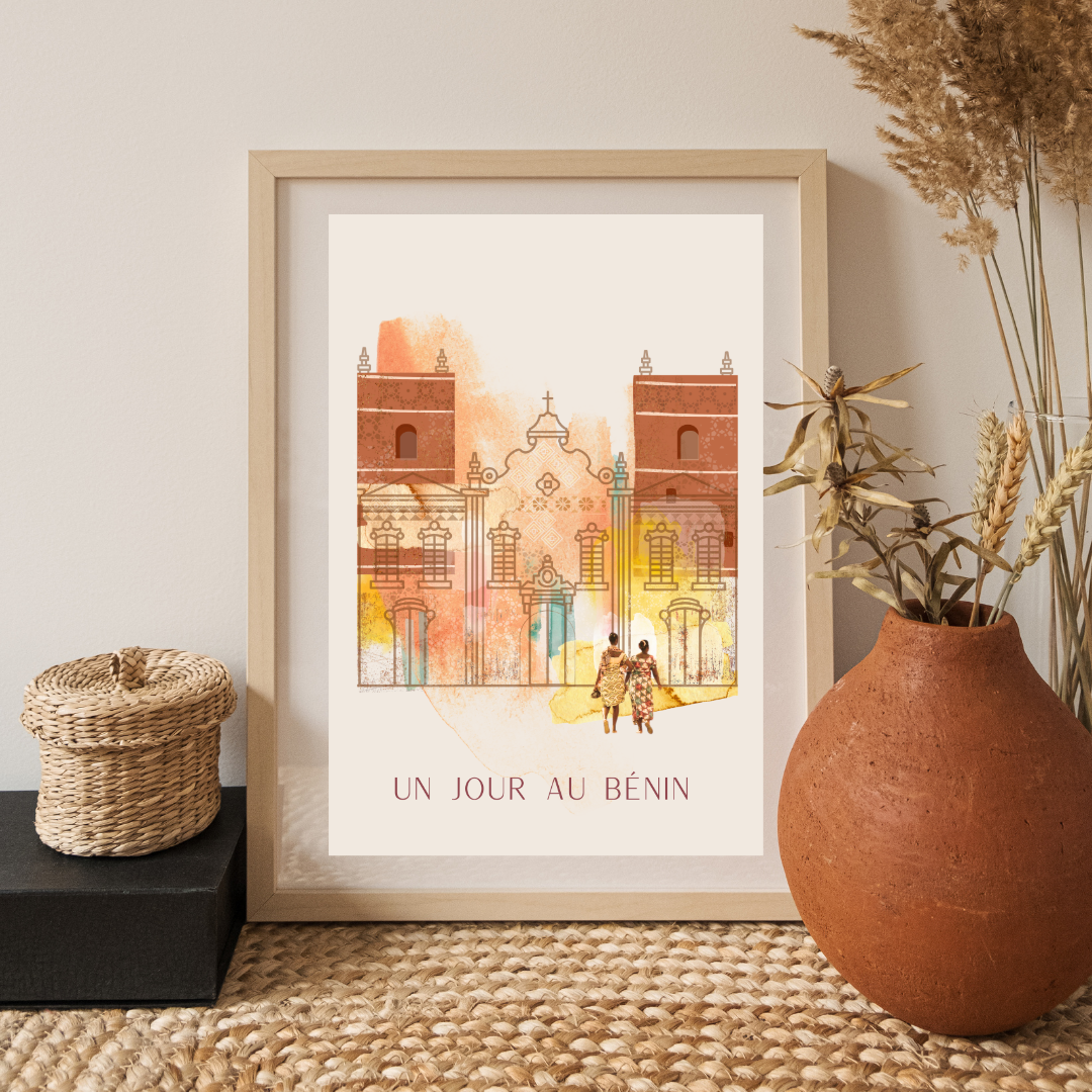 Affiche " Un jour au Bénin"