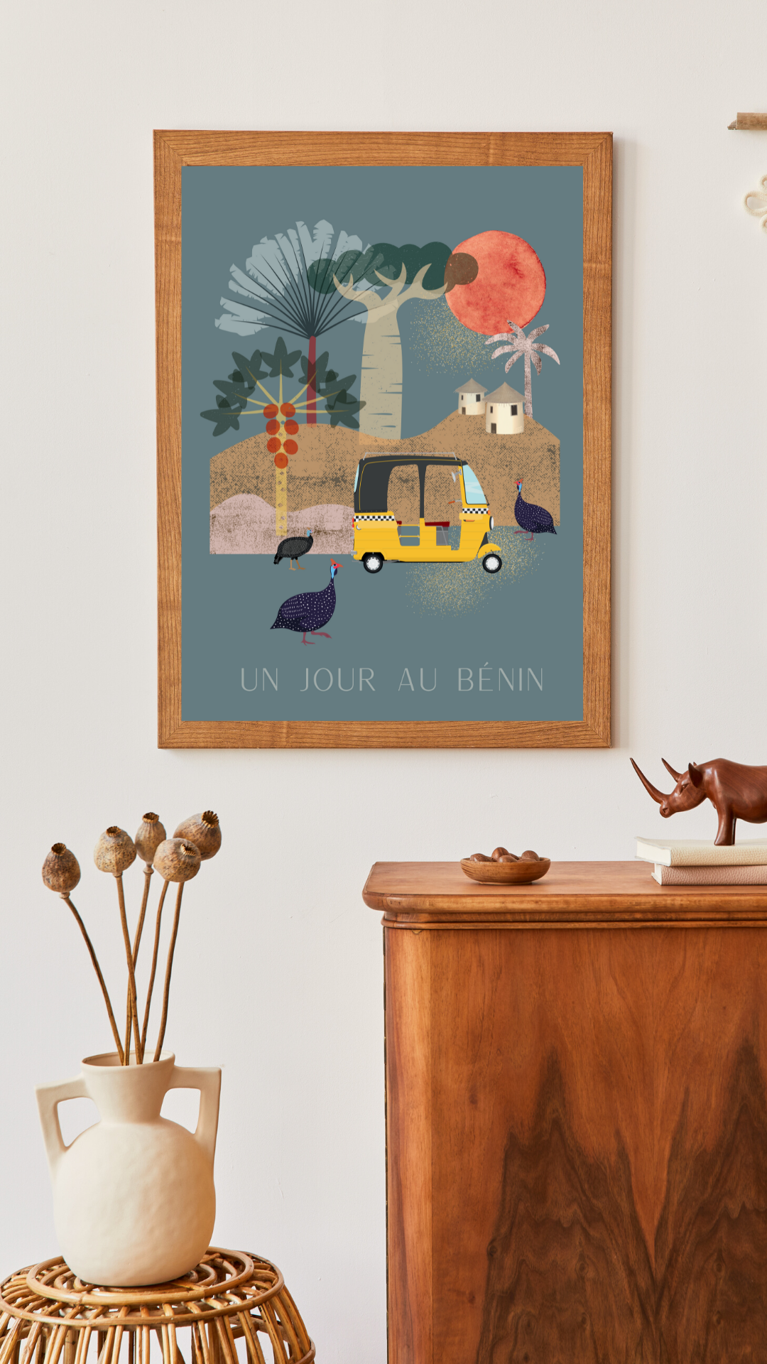 Affiche "Un jour au Bénin"