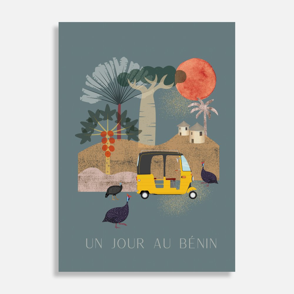 Affiche "Un jour au Bénin"