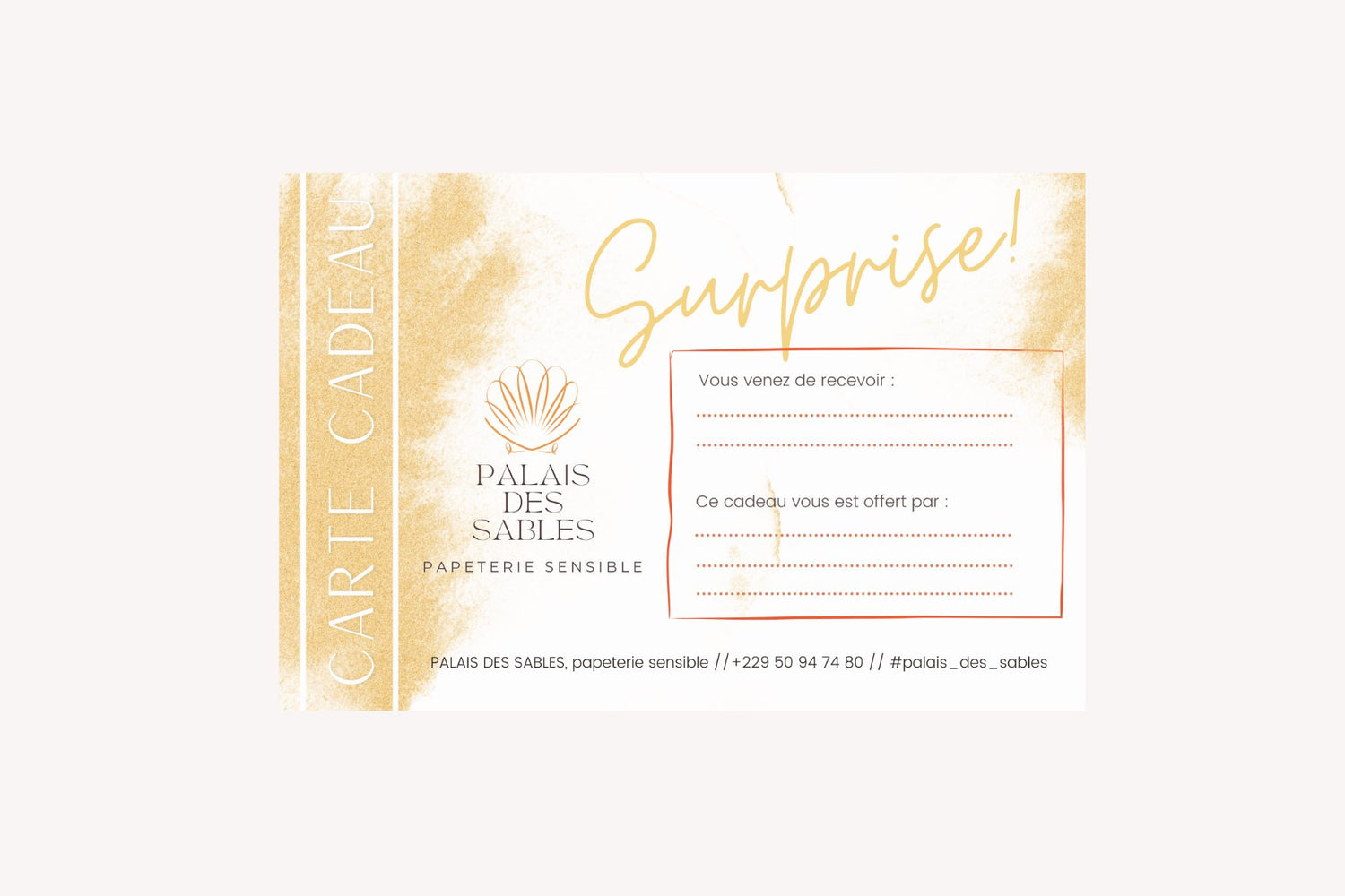 Carte cadeau