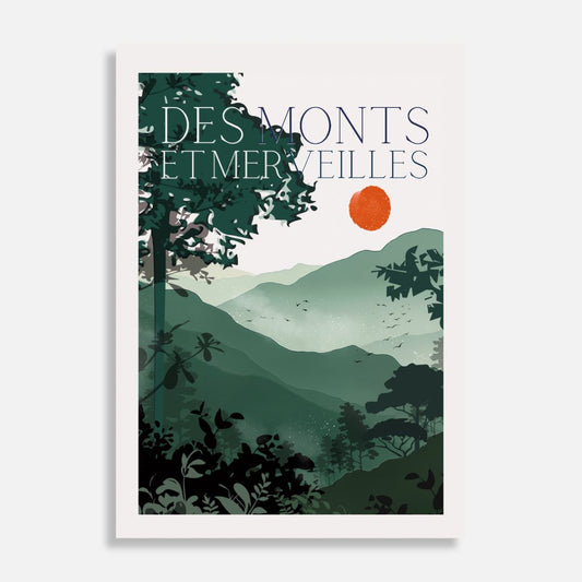 Affiche " Je pars pour..."